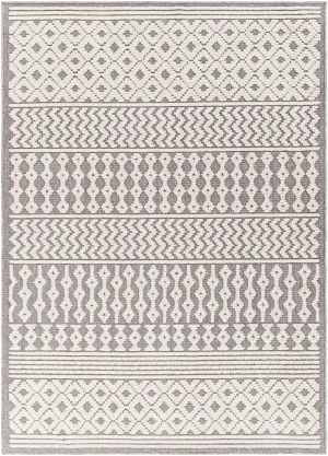 Drago Gray Washable Area Rug