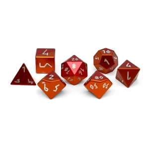 Dragons Breath - 7 Piece RPG Set 6063 Aluminum Hybrid Dice