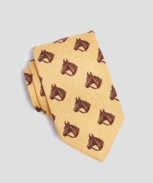 Drake's Horse Tie in Gold