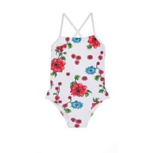 Drama Queen Tie Back Floral One Piece