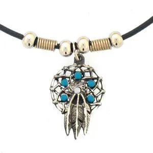 Dream Catcher Adjustable Cord Necklace