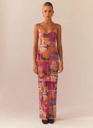 Dreams of the Desert Maxi Dress - Sunset Building