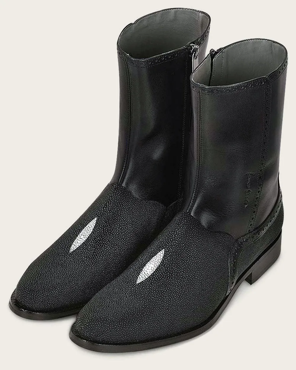 Dress black stingray boot