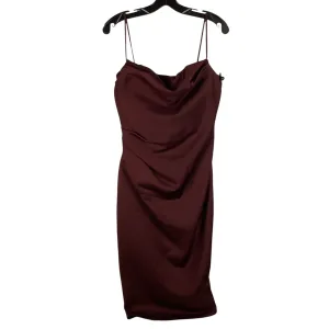 Dress Casual Midi By Clothes Mentor In Red, Size: L