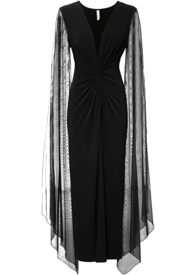 Dress with slit Bodyflirt Boutique, black