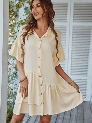 DressBetty - Ladies Vintage Elegant Solid Summer Dress