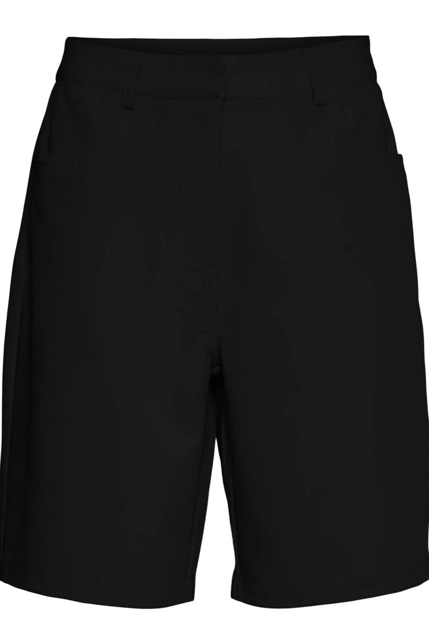 Drew High Waist Wide Shorts - Black