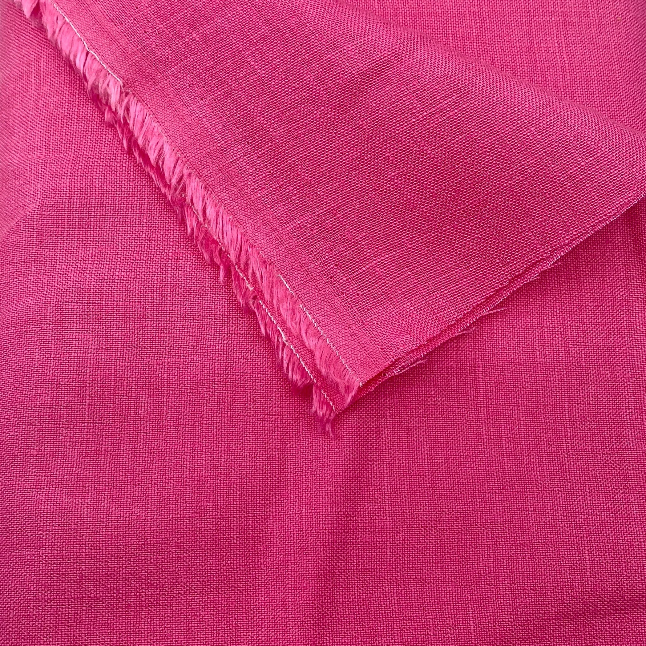 Driftwood Linen in Hot Pink