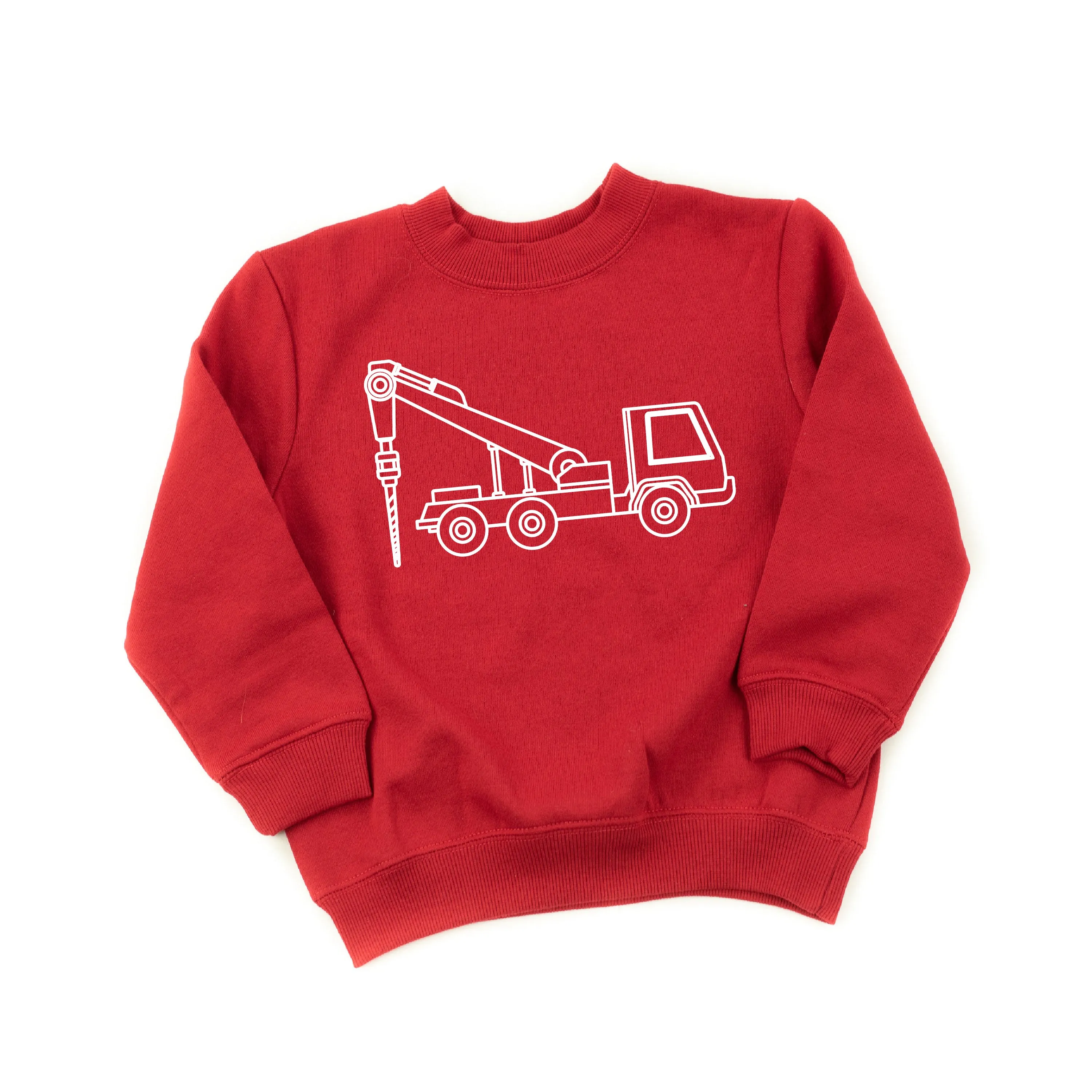 DRILLING TRUCK - Minimalist Design - Child Sweater