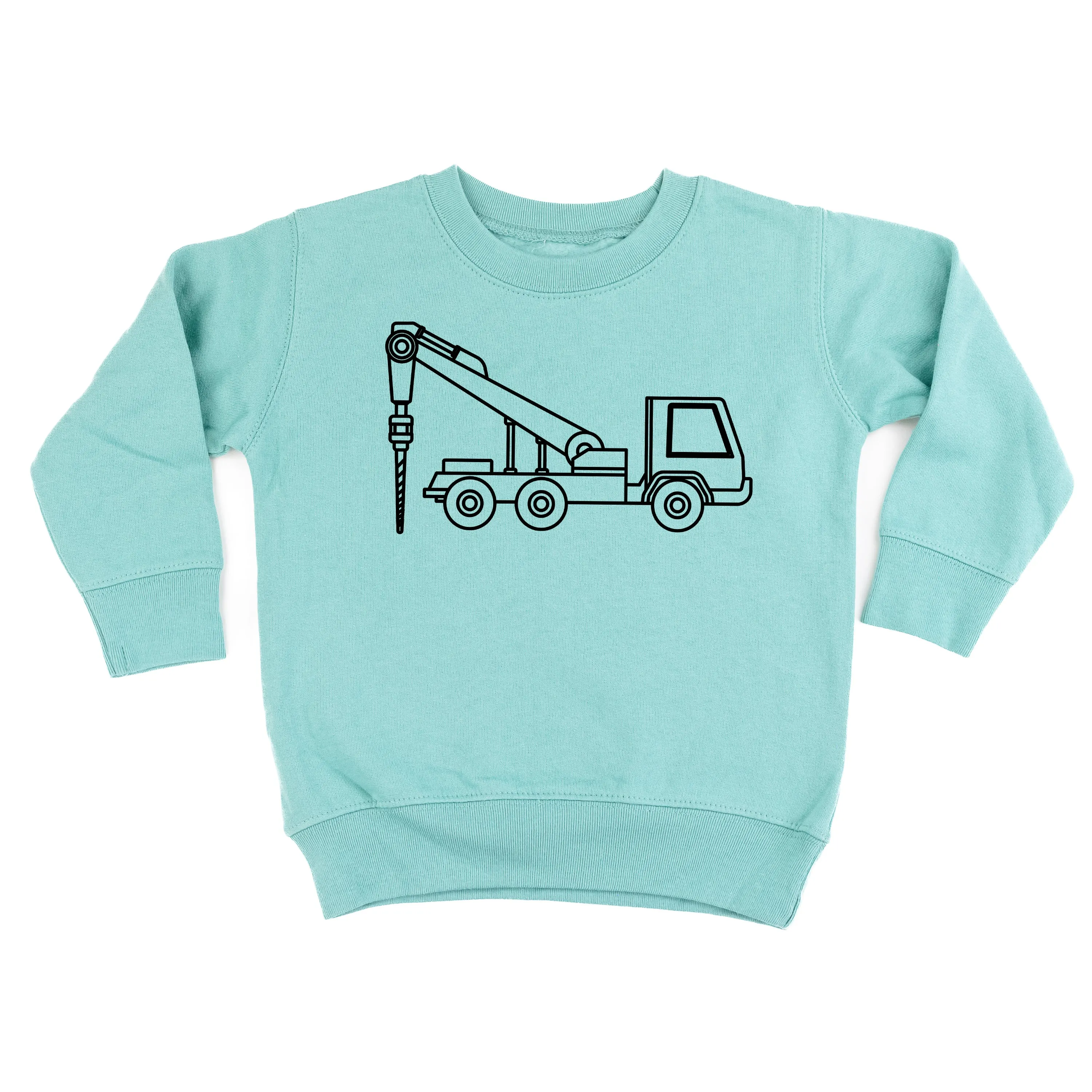 DRILLING TRUCK - Minimalist Design - Child Sweater