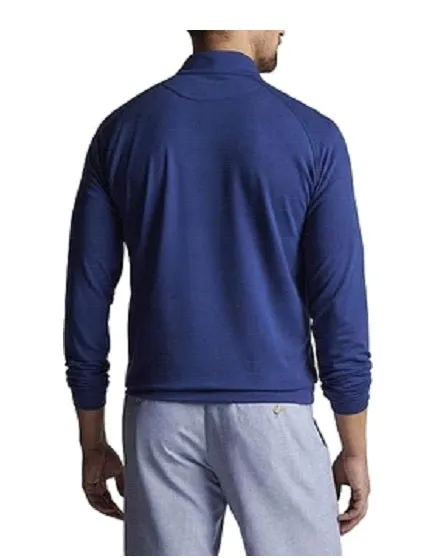 drirelease Natural Touch Quarter-Zip in Atlantic Blue by Peter Millar