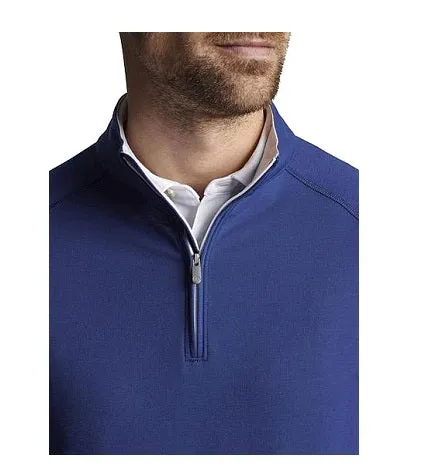 drirelease Natural Touch Quarter-Zip in Atlantic Blue by Peter Millar