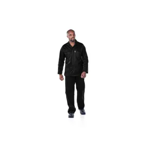 DROMEX EXECUFIT POLYCOTTON CONTI JACKET COLOUR-BLACK SIZE 32