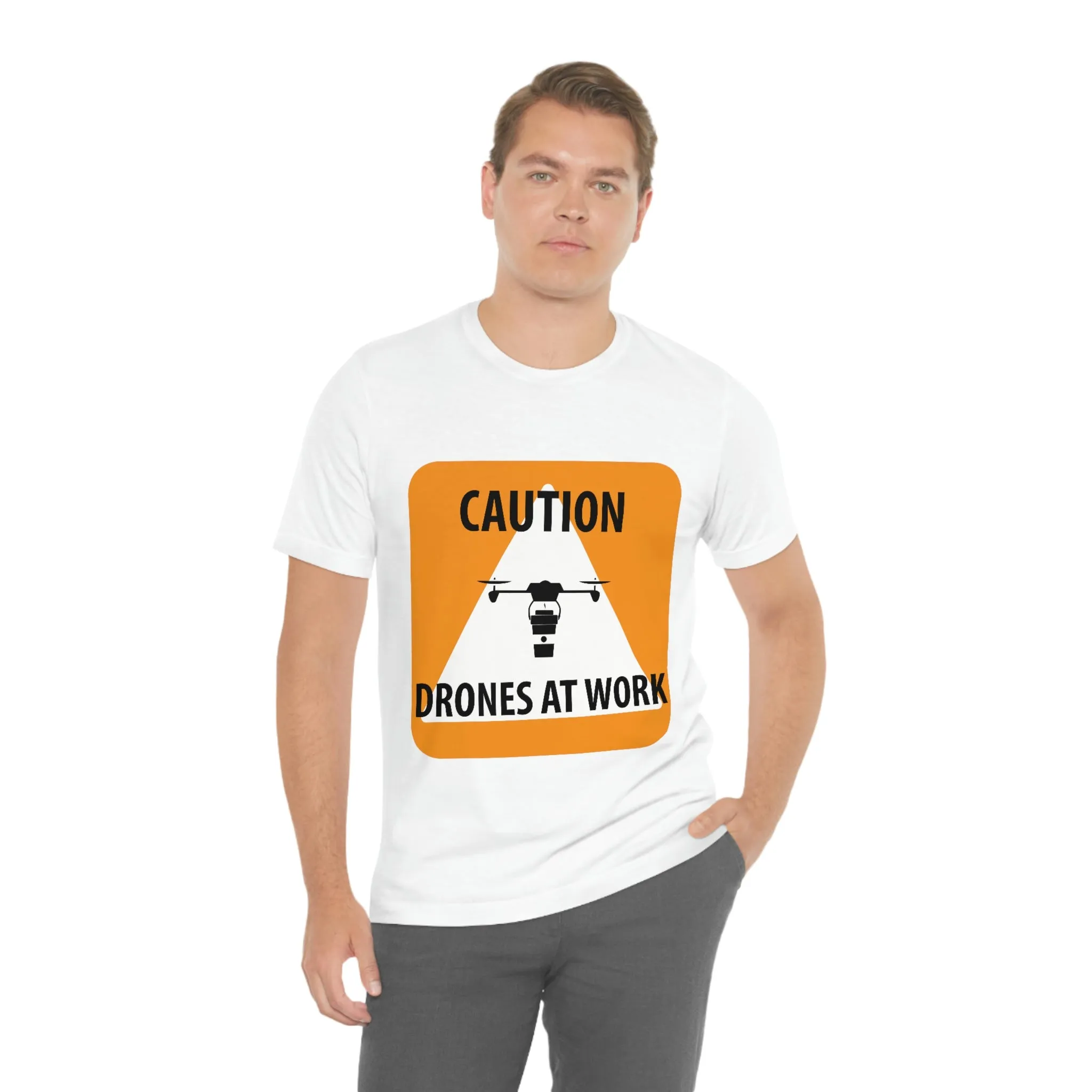 Drones at Work Unisex Jersey Short Sleeve Tee