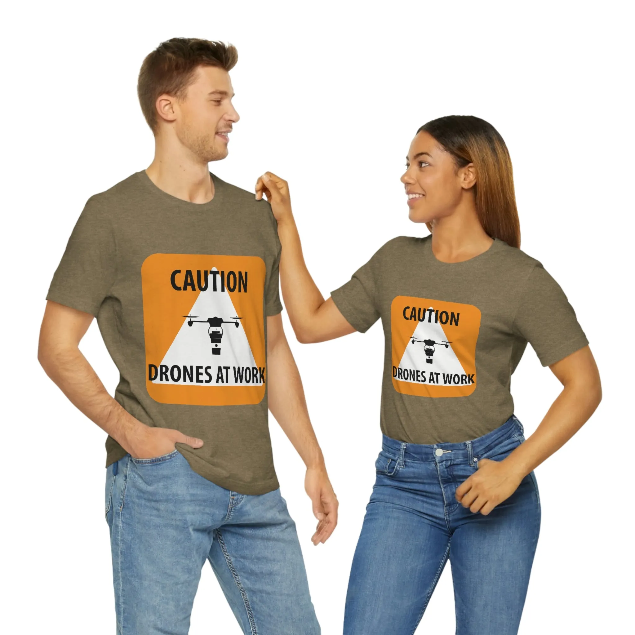 Drones at Work Unisex Jersey Short Sleeve Tee