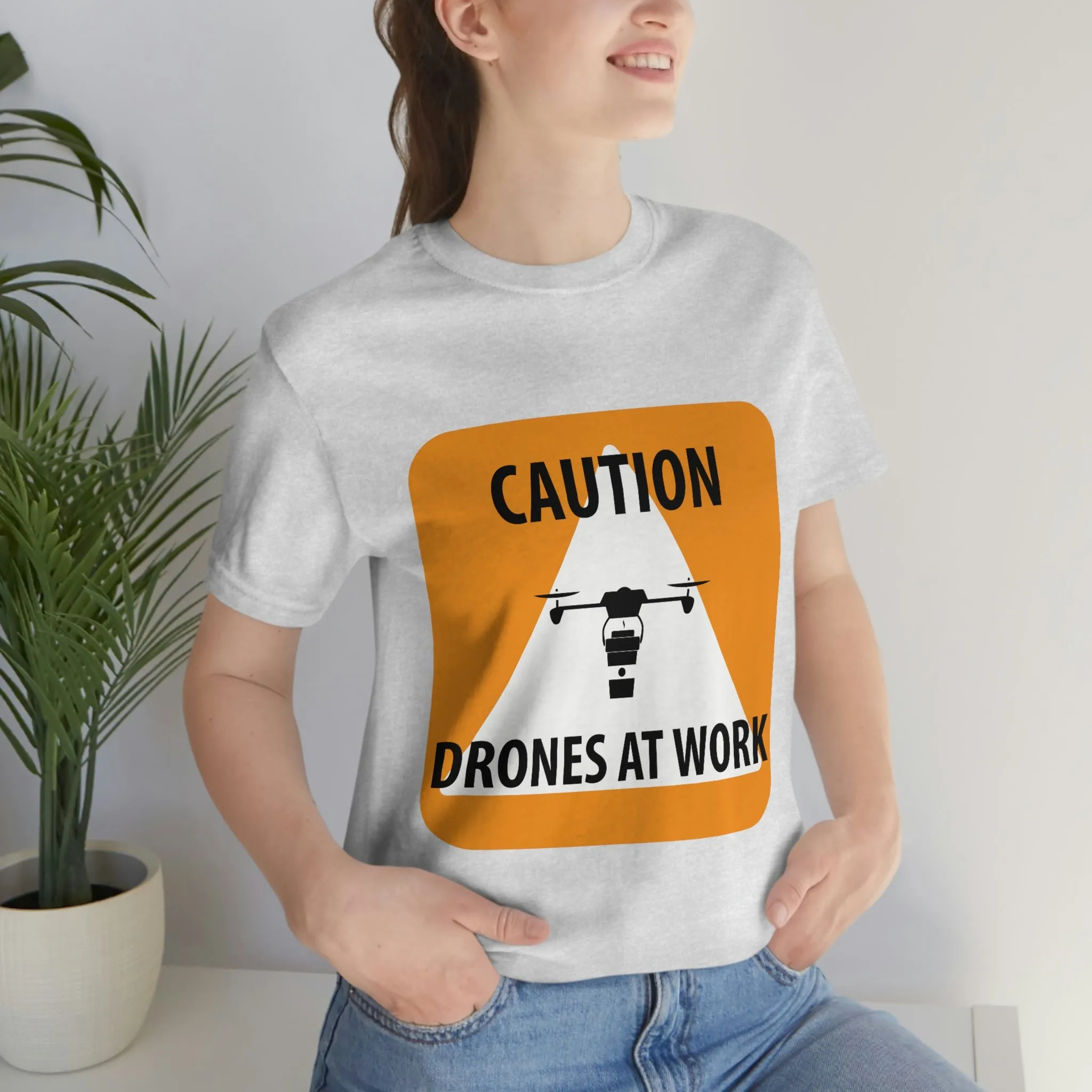 Drones at Work Unisex Jersey Short Sleeve Tee