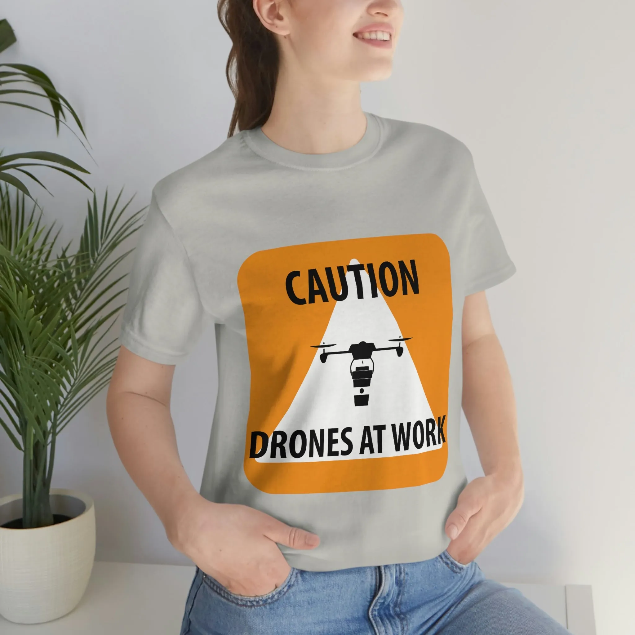 Drones at Work Unisex Jersey Short Sleeve Tee