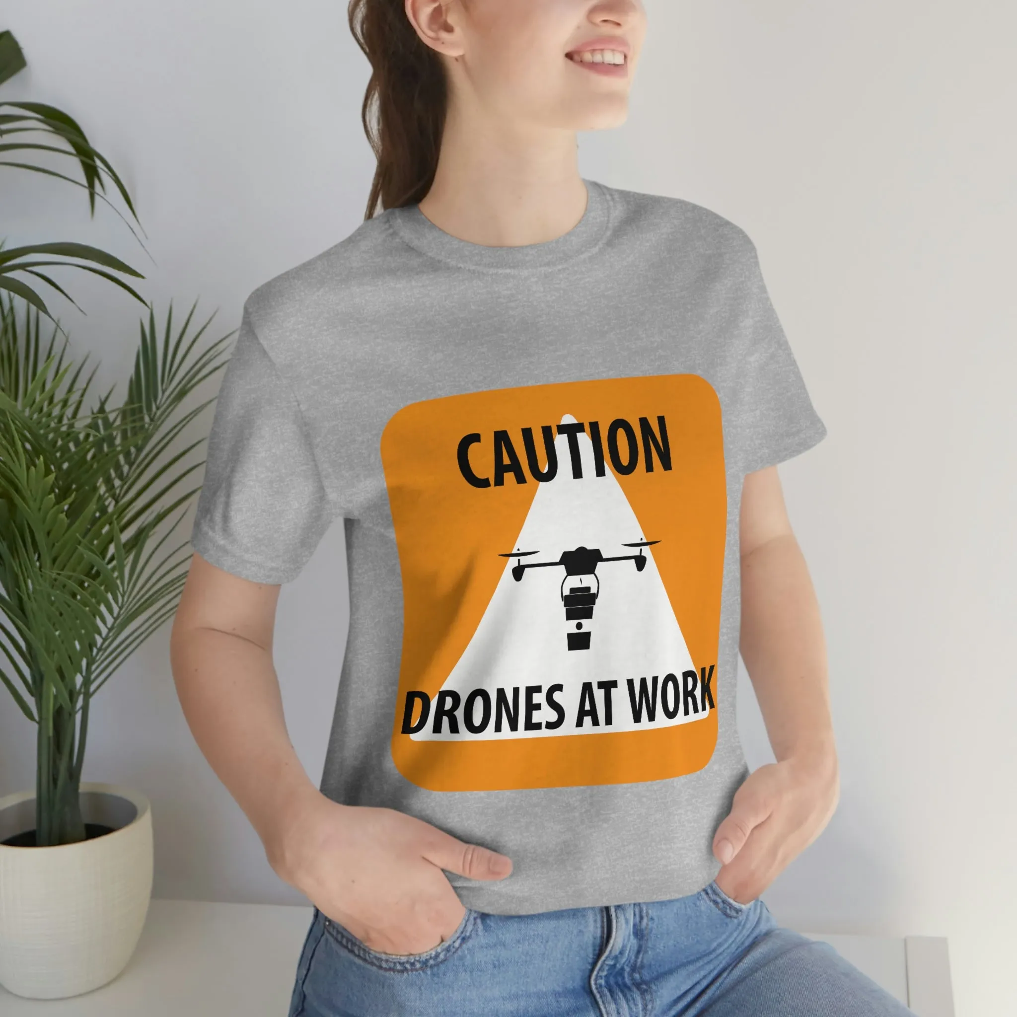 Drones at Work Unisex Jersey Short Sleeve Tee