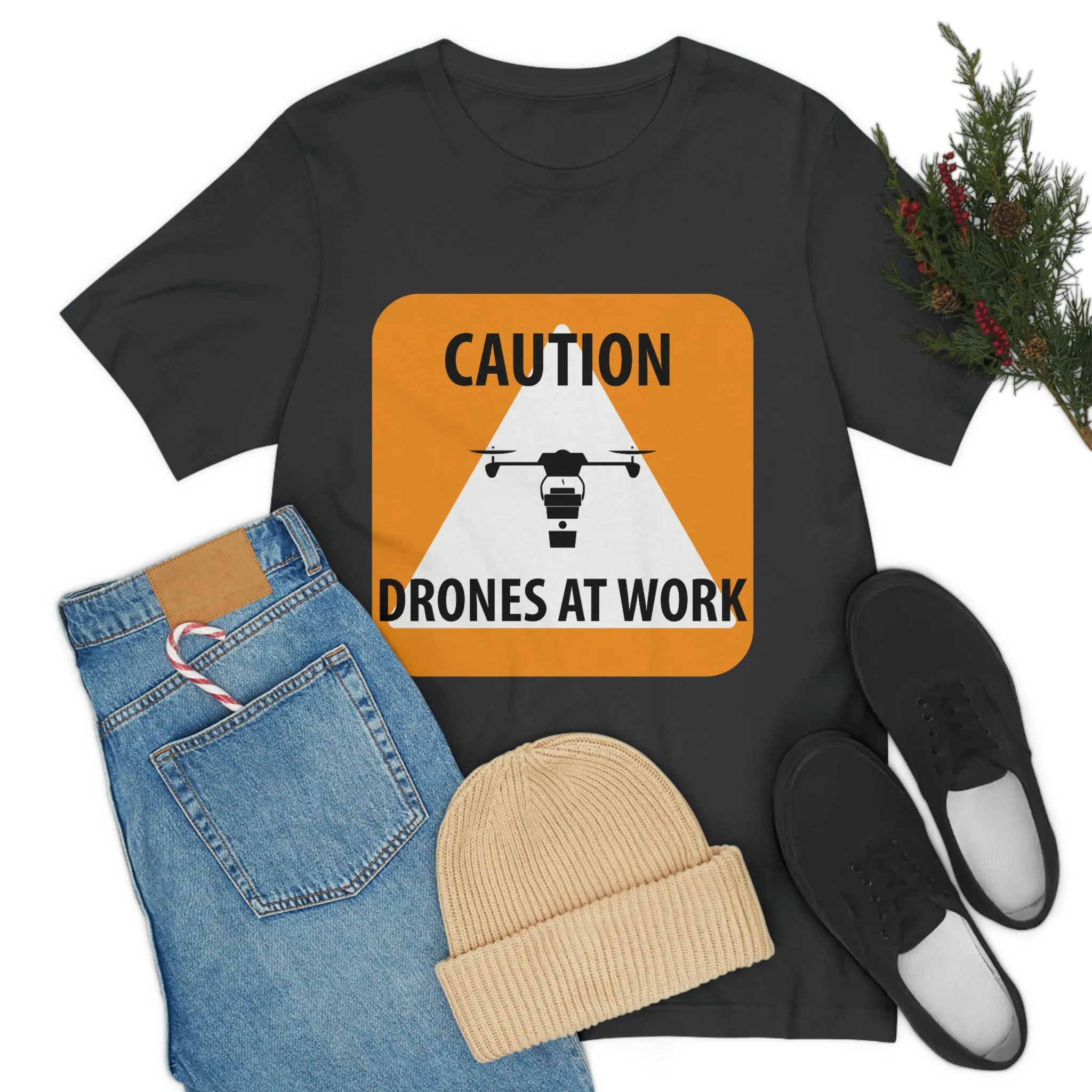 Drones at Work Unisex Jersey Short Sleeve Tee