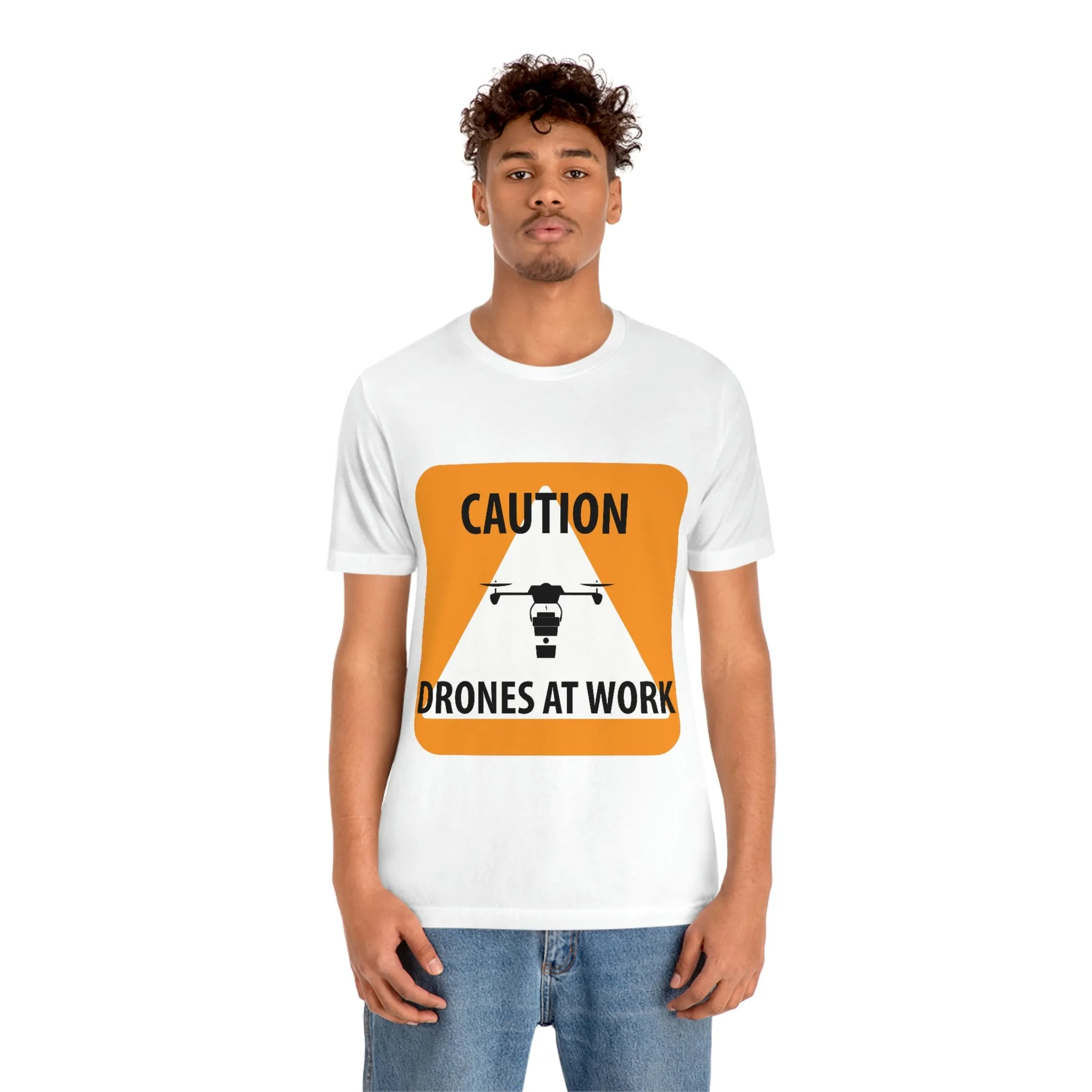 Drones at Work Unisex Jersey Short Sleeve Tee