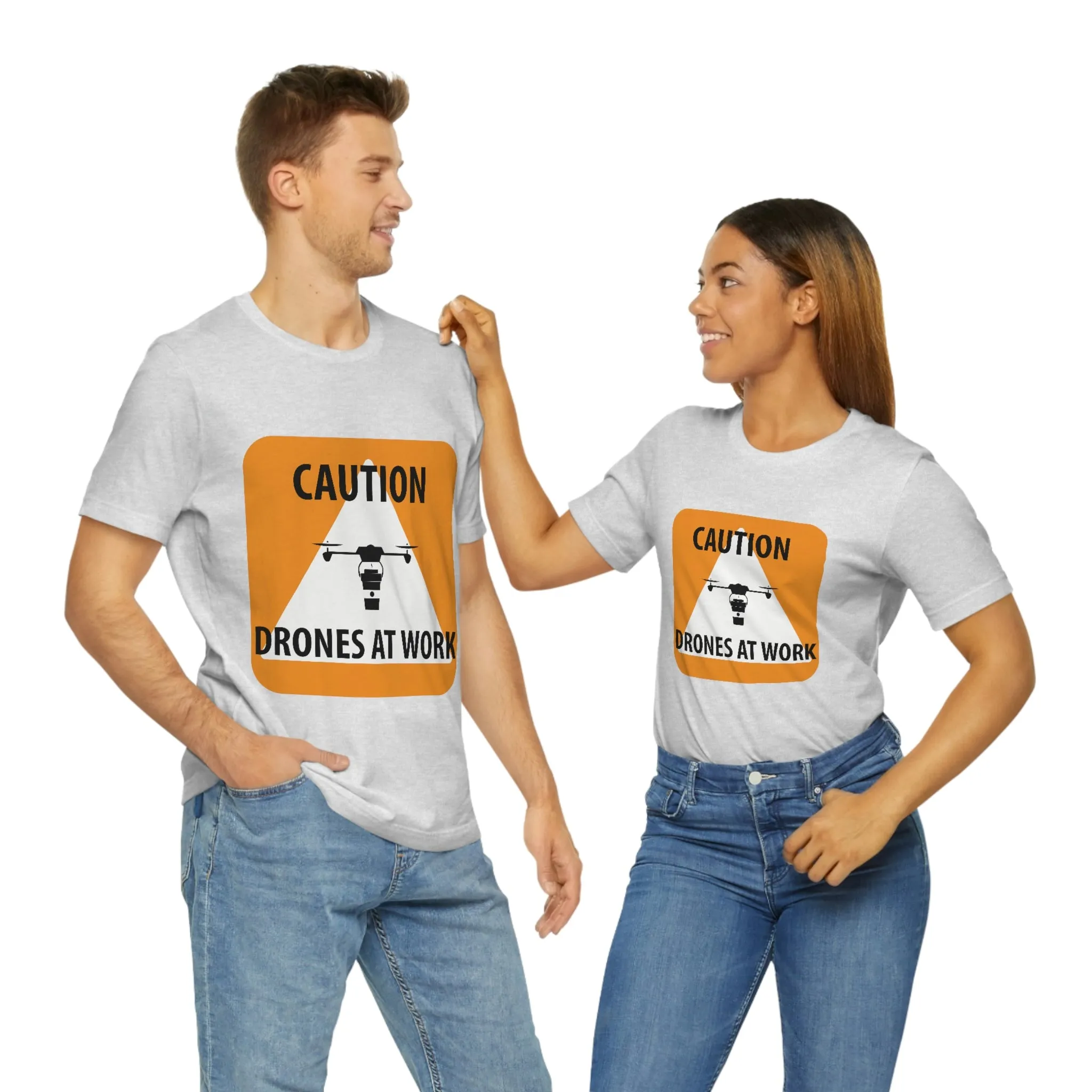 Drones at Work Unisex Jersey Short Sleeve Tee