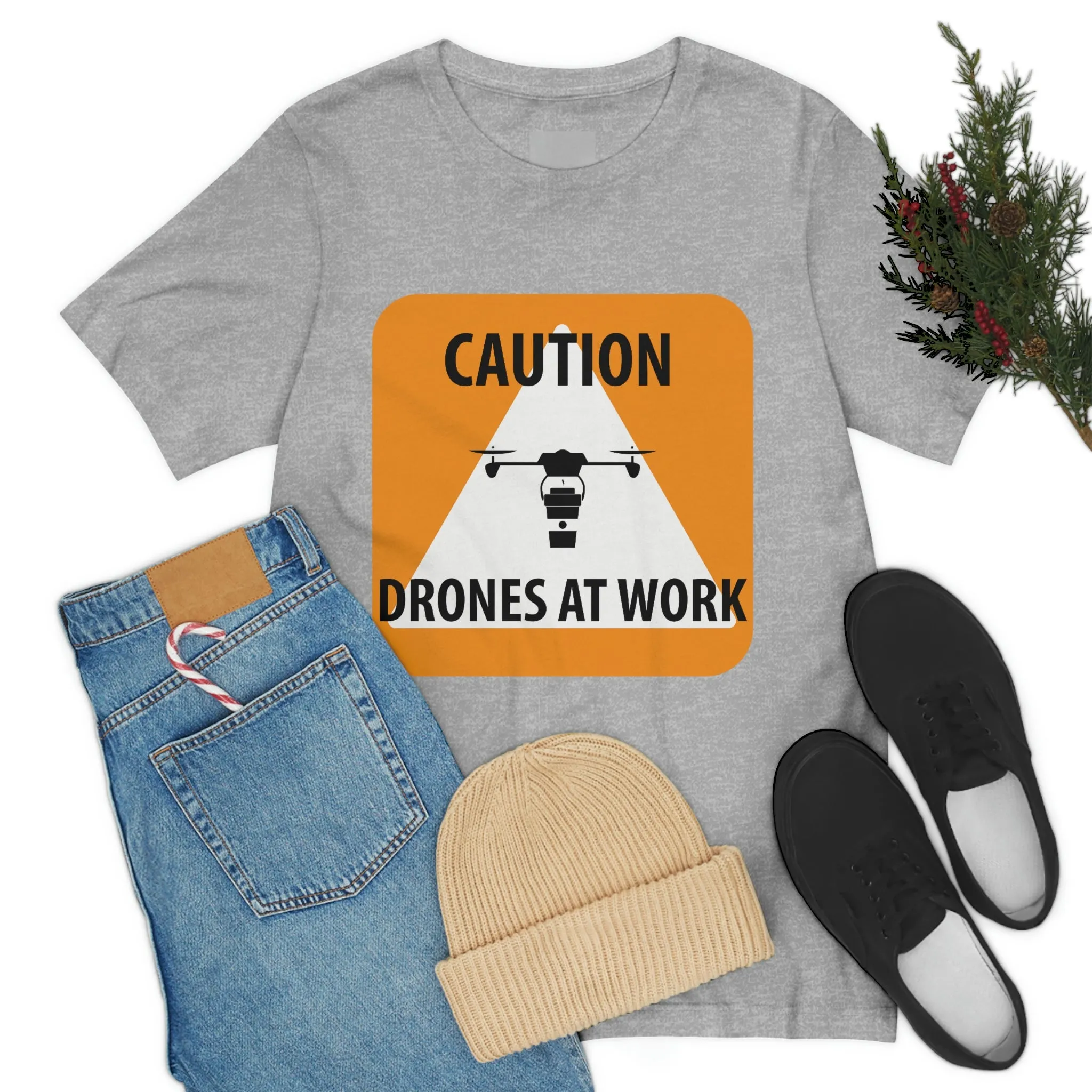 Drones at Work Unisex Jersey Short Sleeve Tee