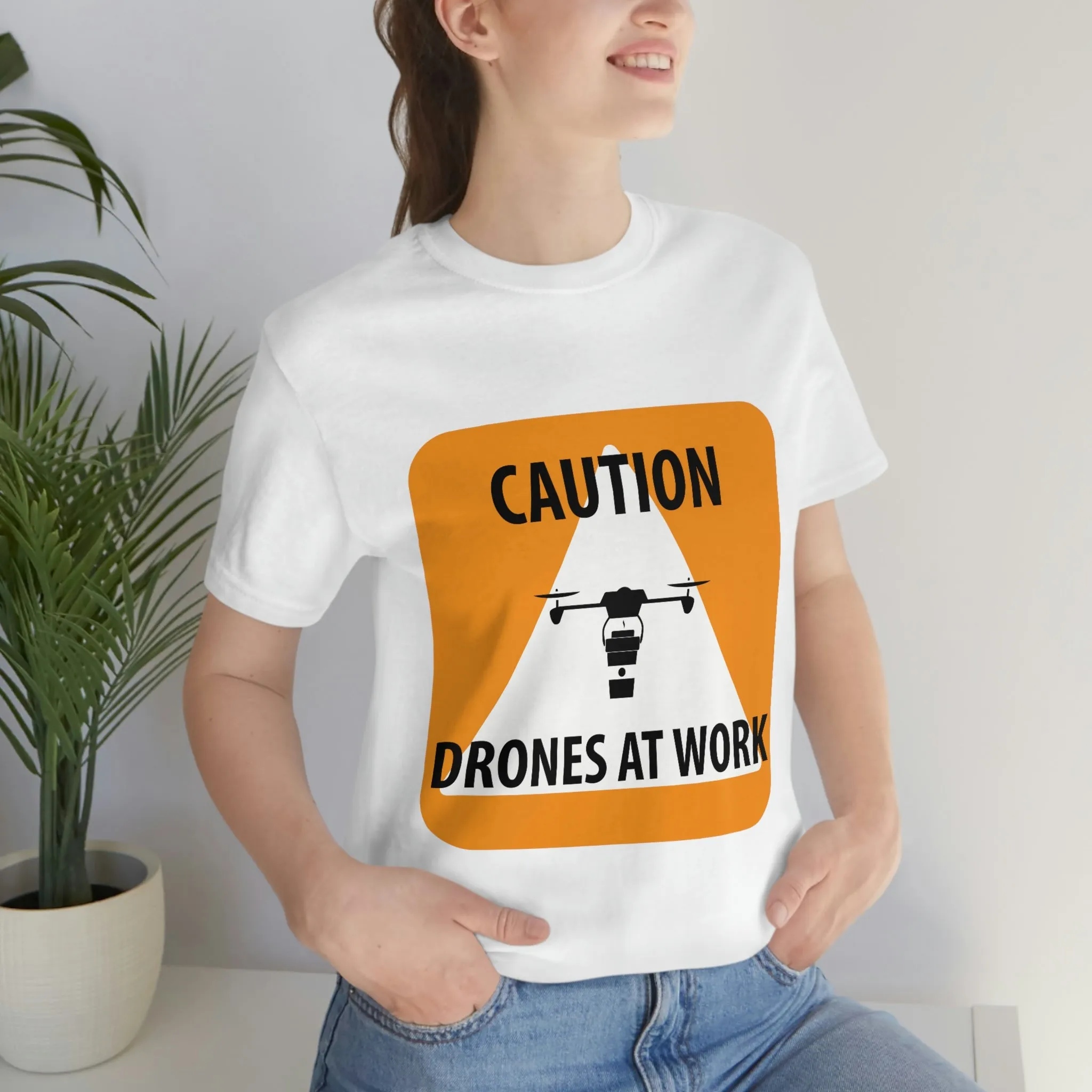 Drones at Work Unisex Jersey Short Sleeve Tee