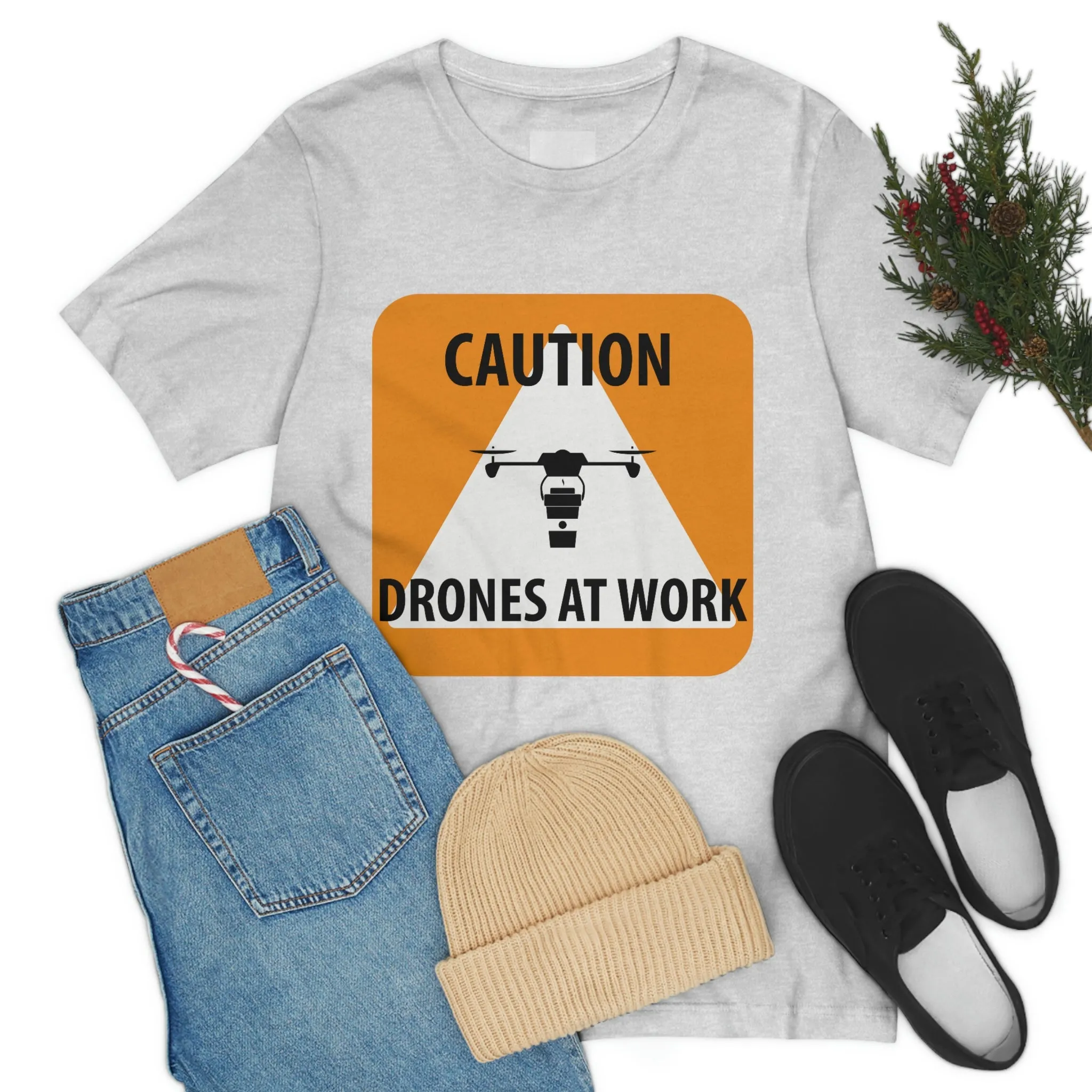 Drones at Work Unisex Jersey Short Sleeve Tee