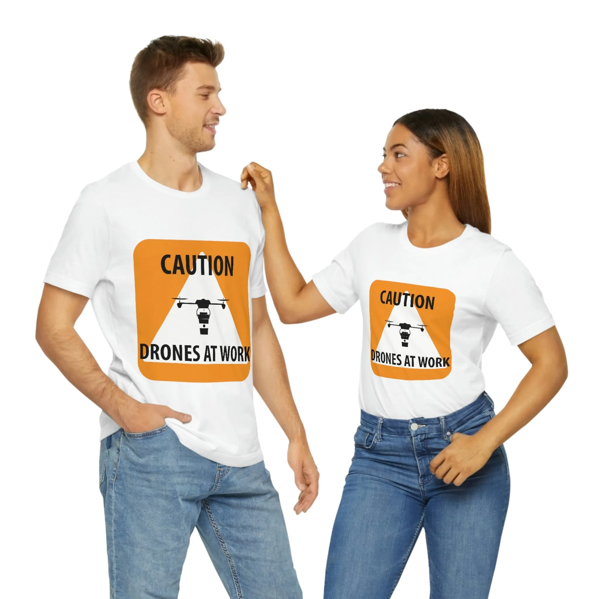 Drones at Work Unisex Jersey Short Sleeve Tee