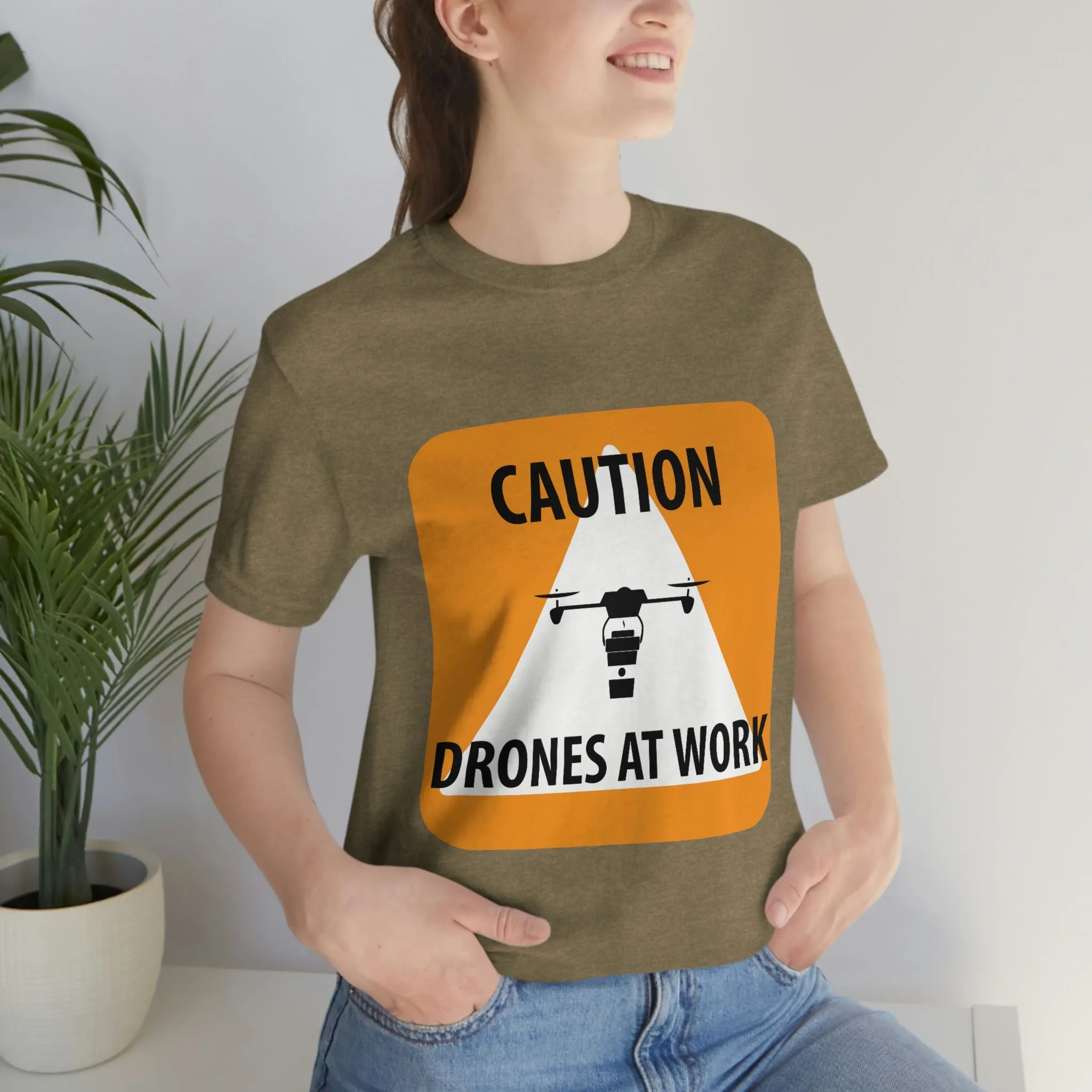 Drones at Work Unisex Jersey Short Sleeve Tee