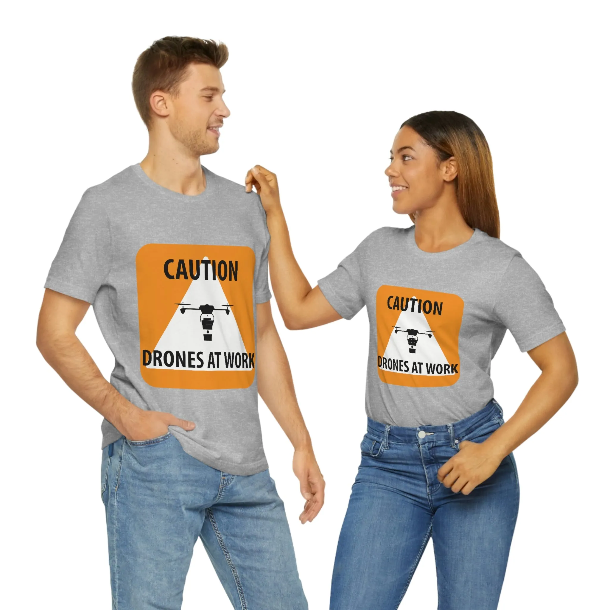 Drones at Work Unisex Jersey Short Sleeve Tee