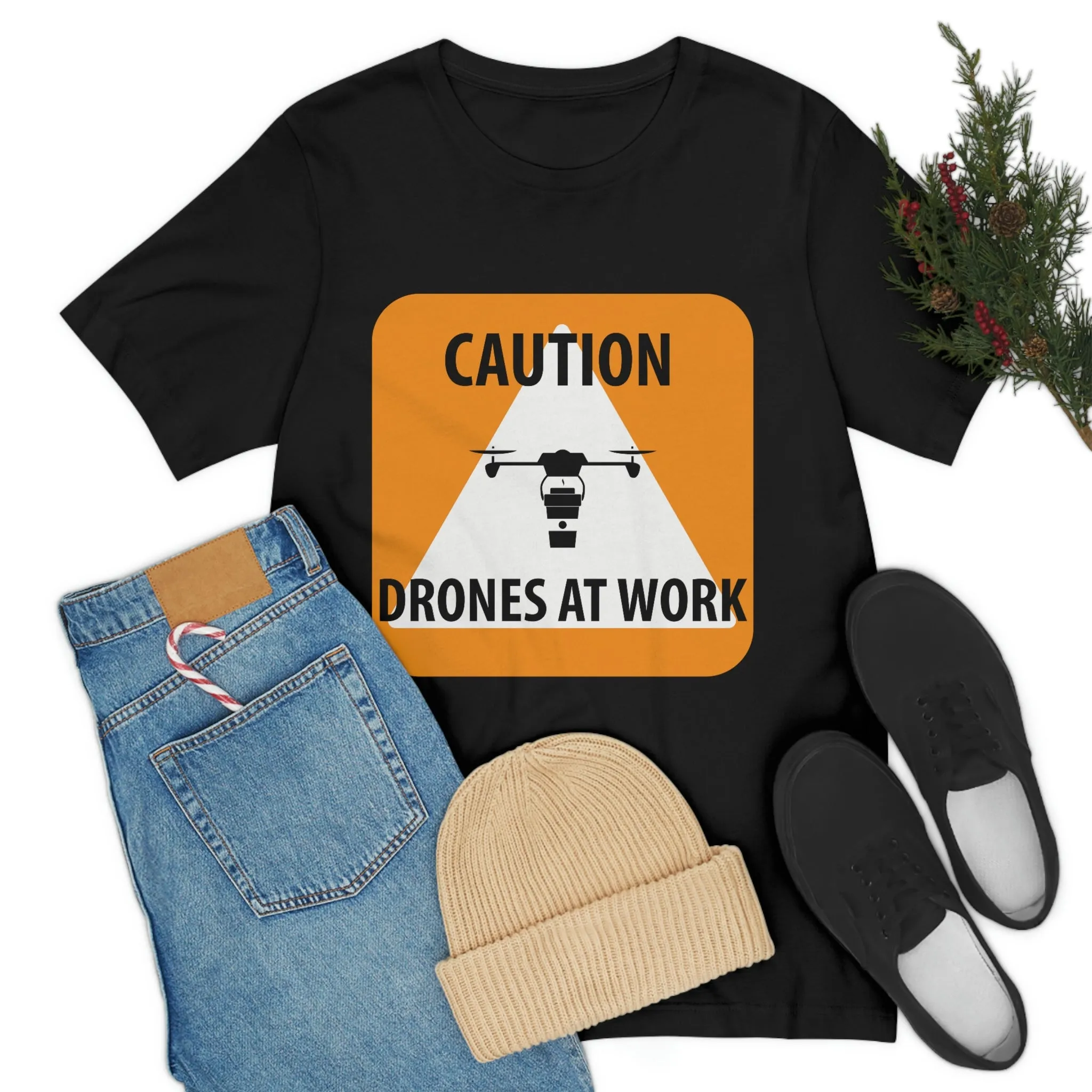 Drones at Work Unisex Jersey Short Sleeve Tee