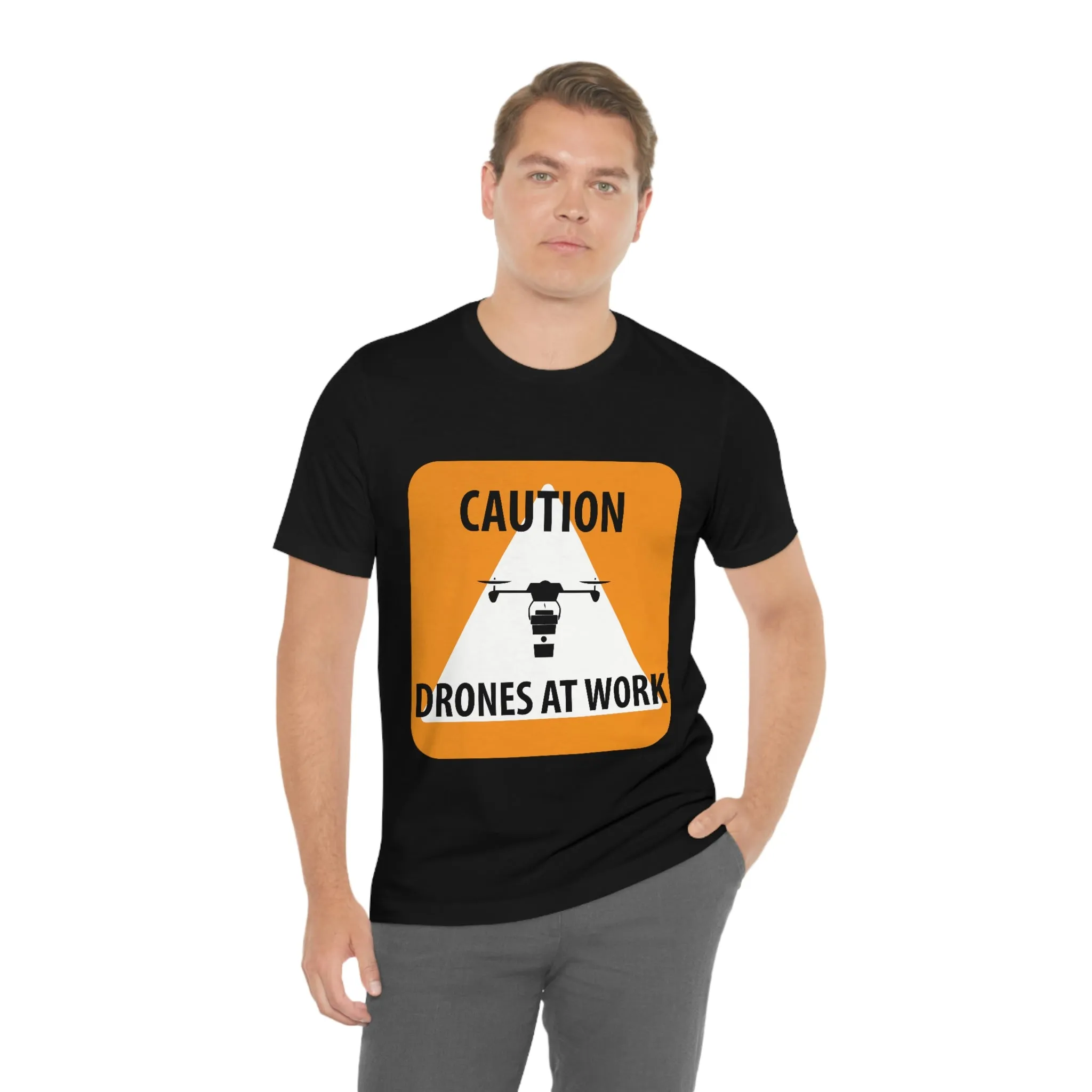 Drones at Work Unisex Jersey Short Sleeve Tee