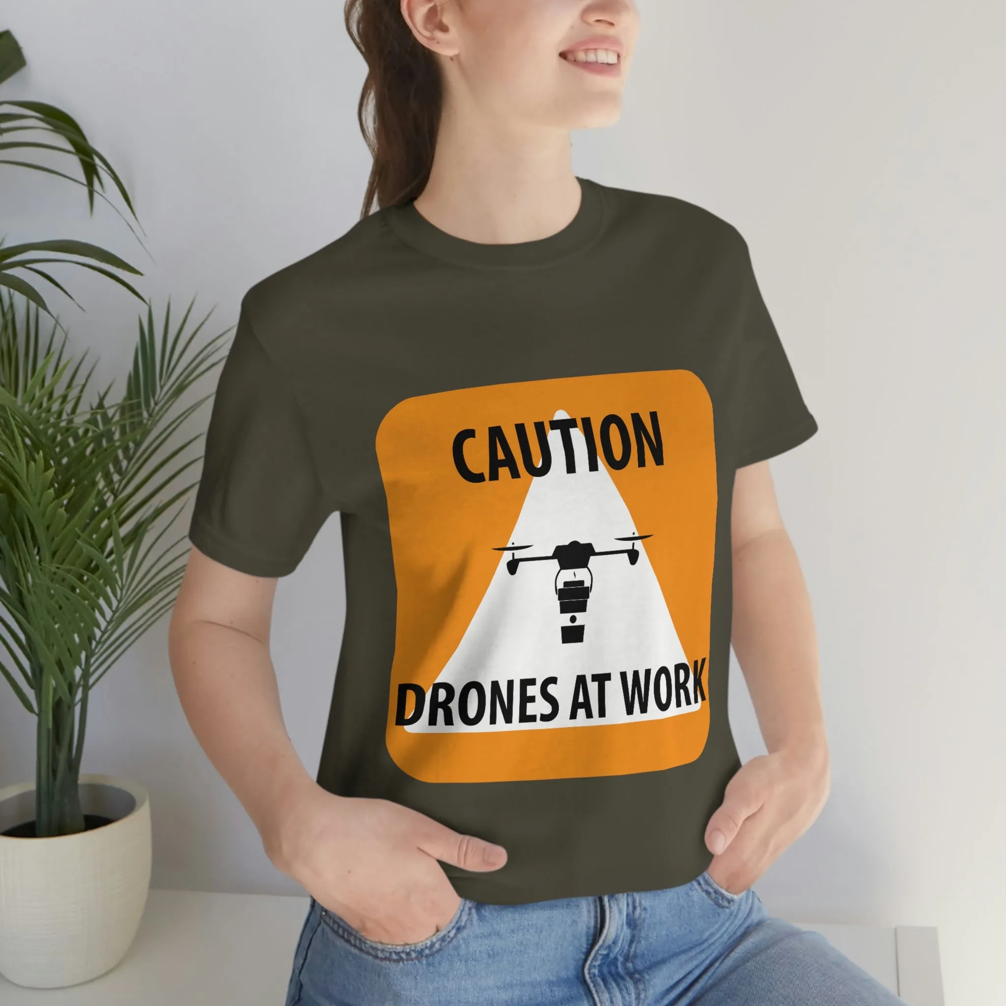 Drones at Work Unisex Jersey Short Sleeve Tee