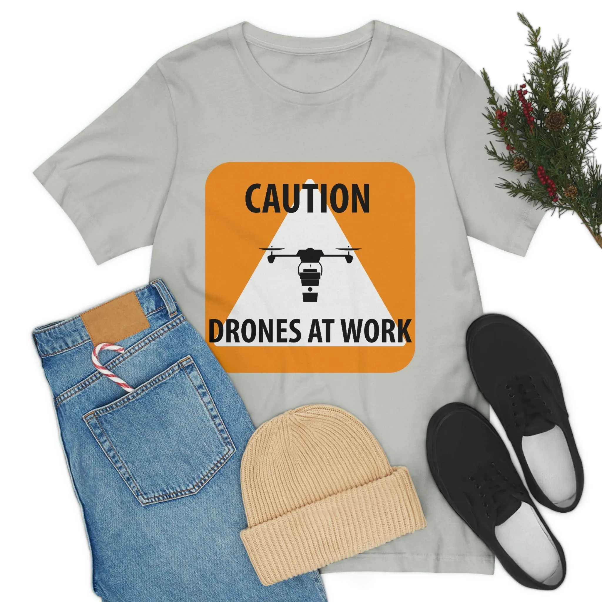 Drones at Work Unisex Jersey Short Sleeve Tee