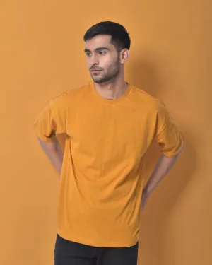 Dropshoulder Tee - Mustard