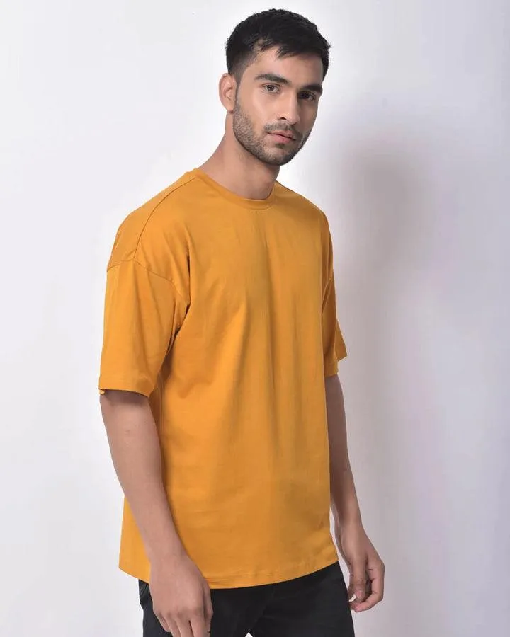 Dropshoulder Tee - Mustard