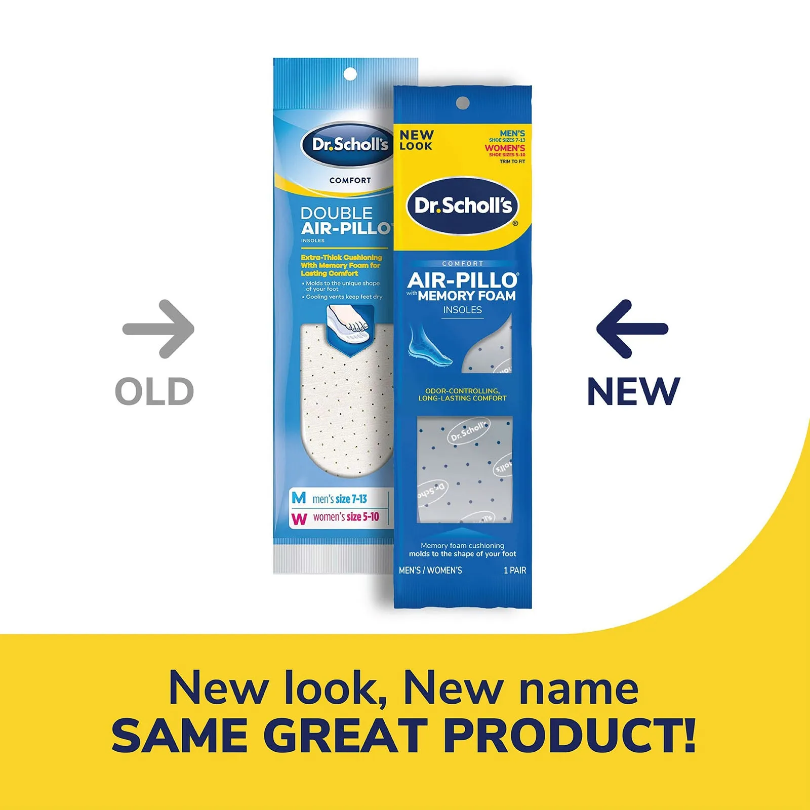 Dr.Scholl Air-Pillo with Memory Foam Insoles