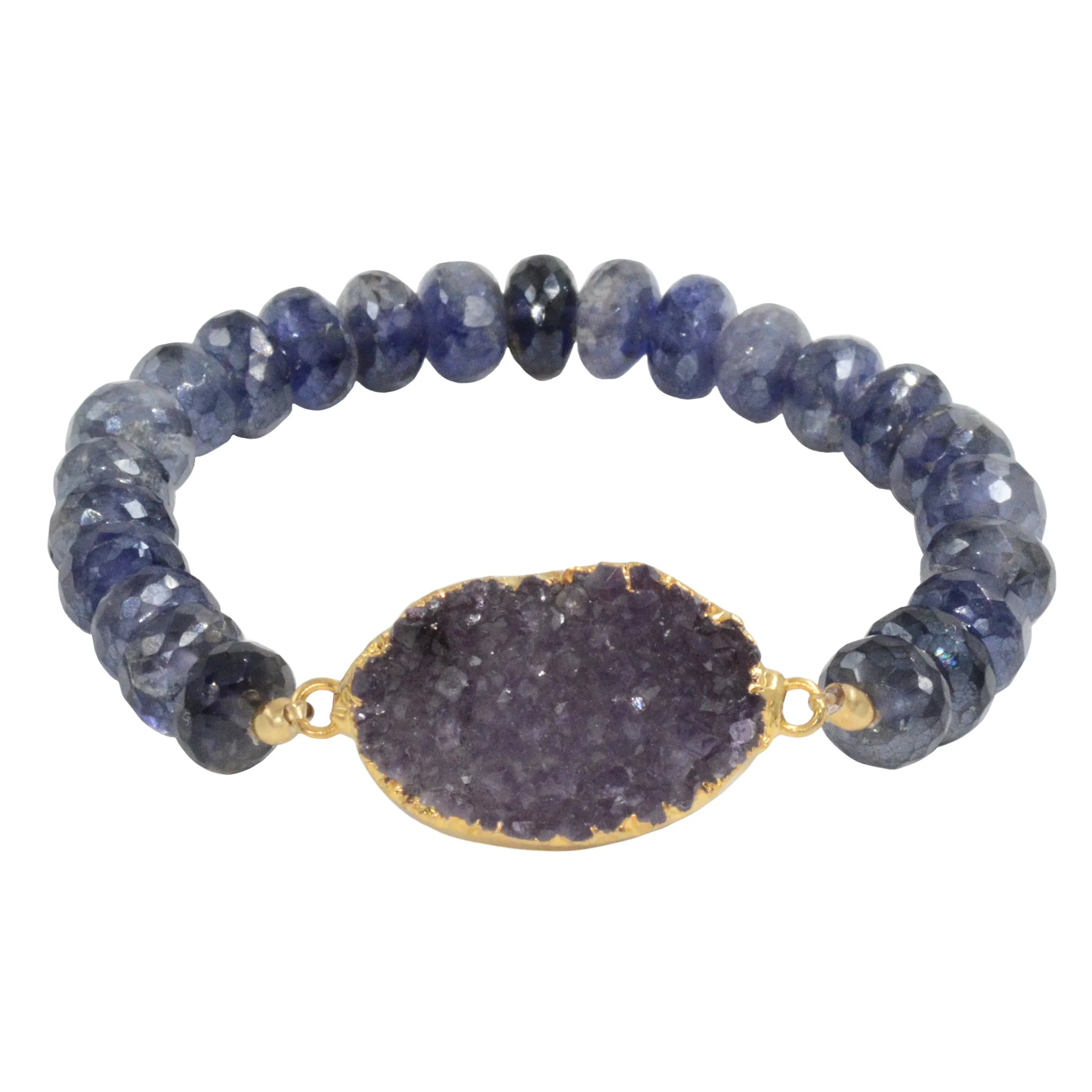 Druzy Beaded Bracelet