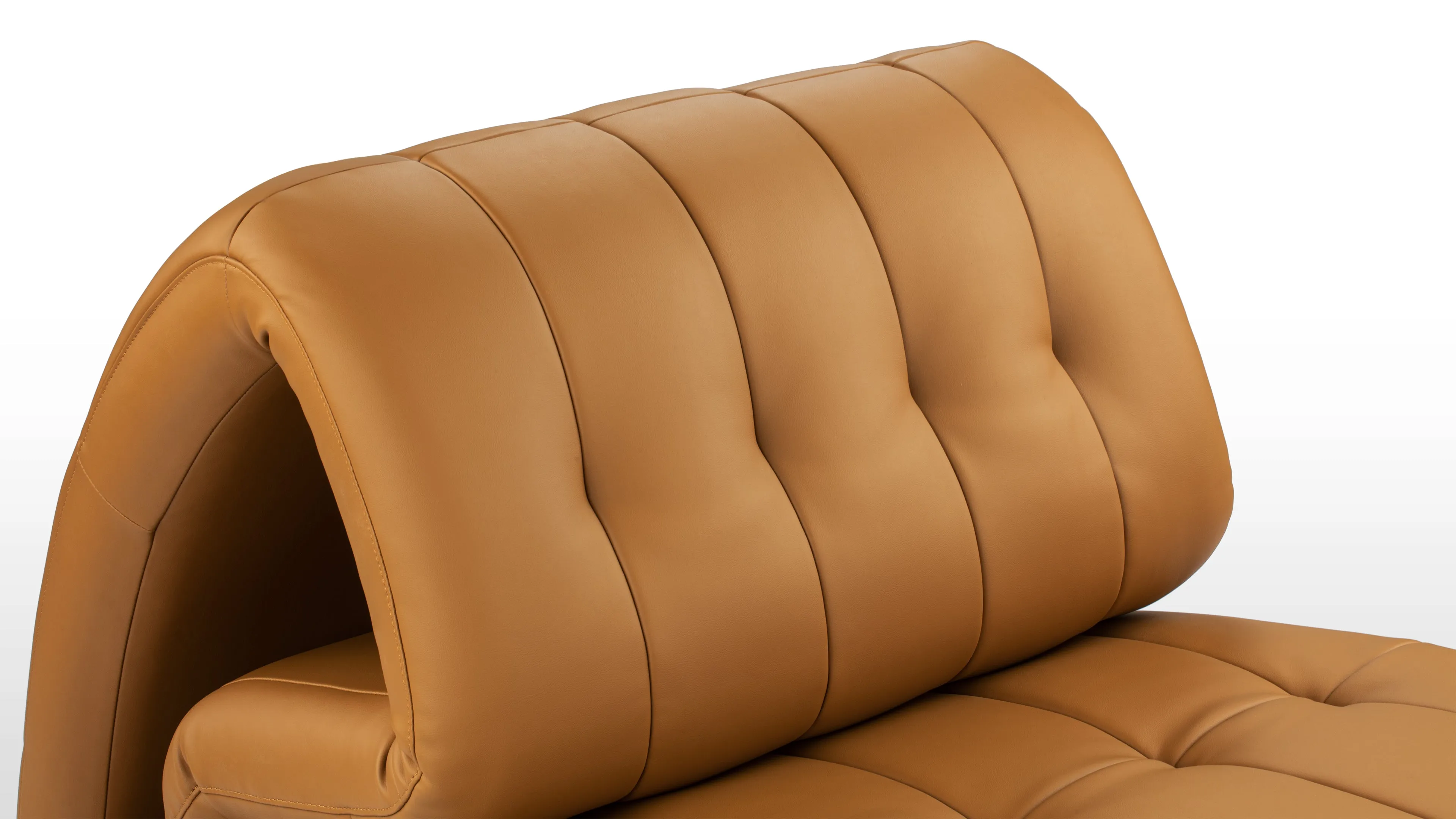 DS 266 Yoga - DS 266 Yoga Lounge Chair, Tan Vegan Leather