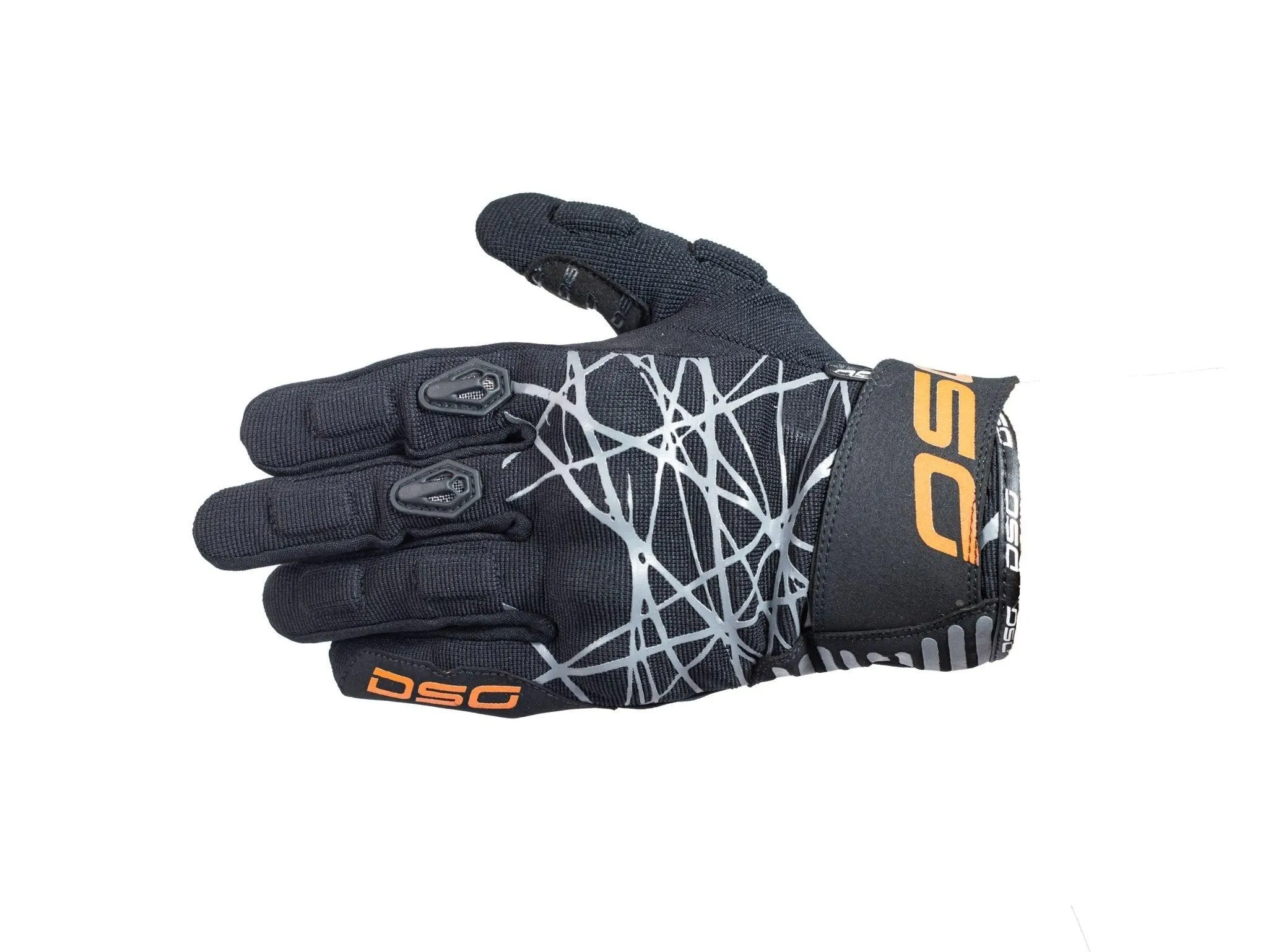 DSG PHOENIX AIR GLOVE BLACK GREY RED FLUO