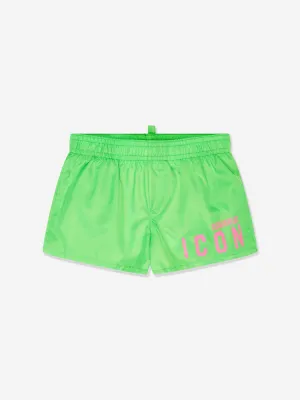 Dsquared2 Baby Boys Icon Swim Shorts in Green