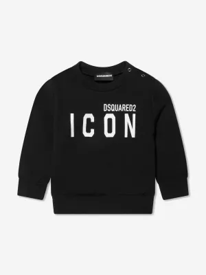 Dsquared2 Baby Icon Sweatshirt In Black