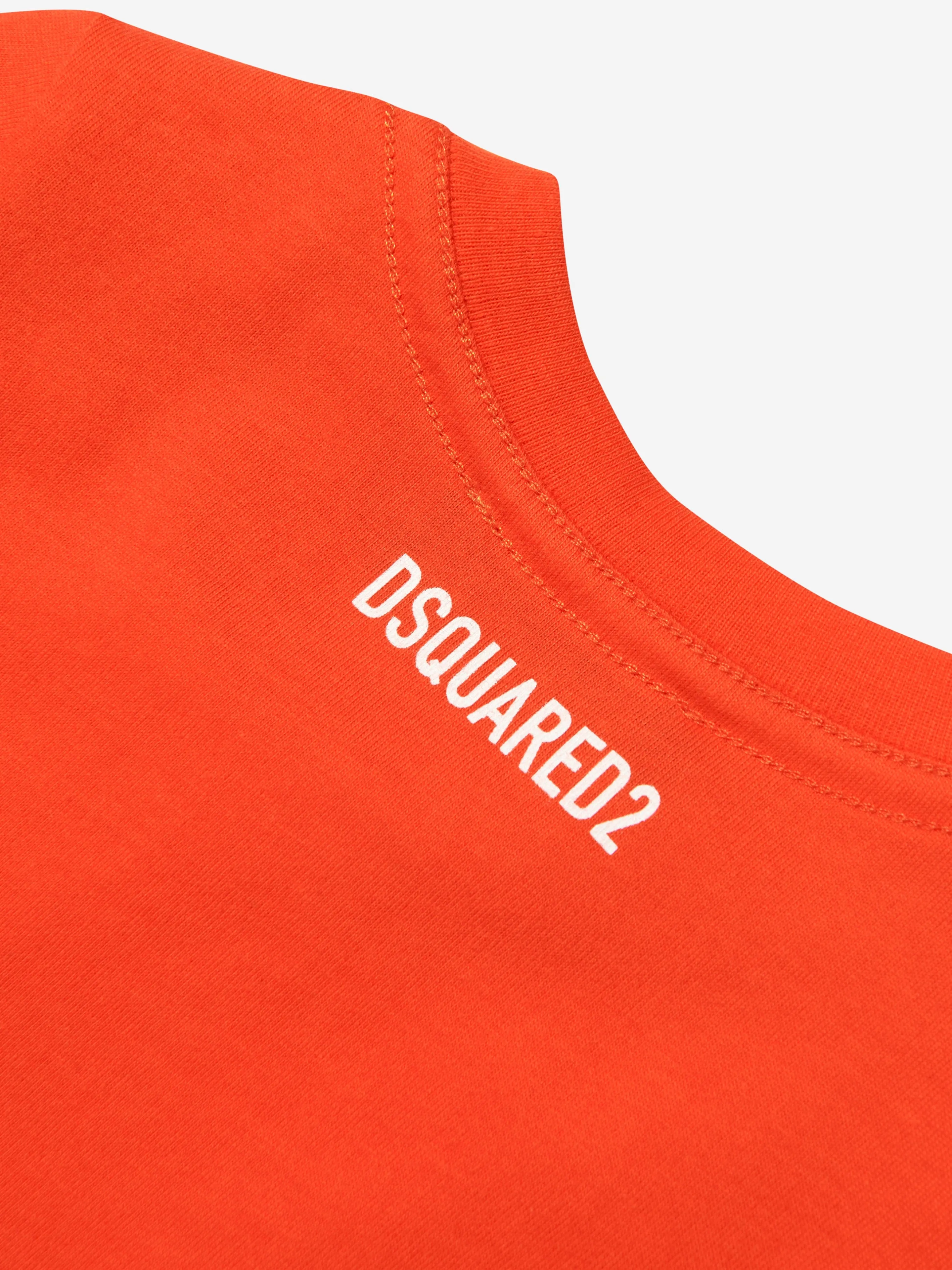 Dsquared2 Baby Logo T-Shirt In Red