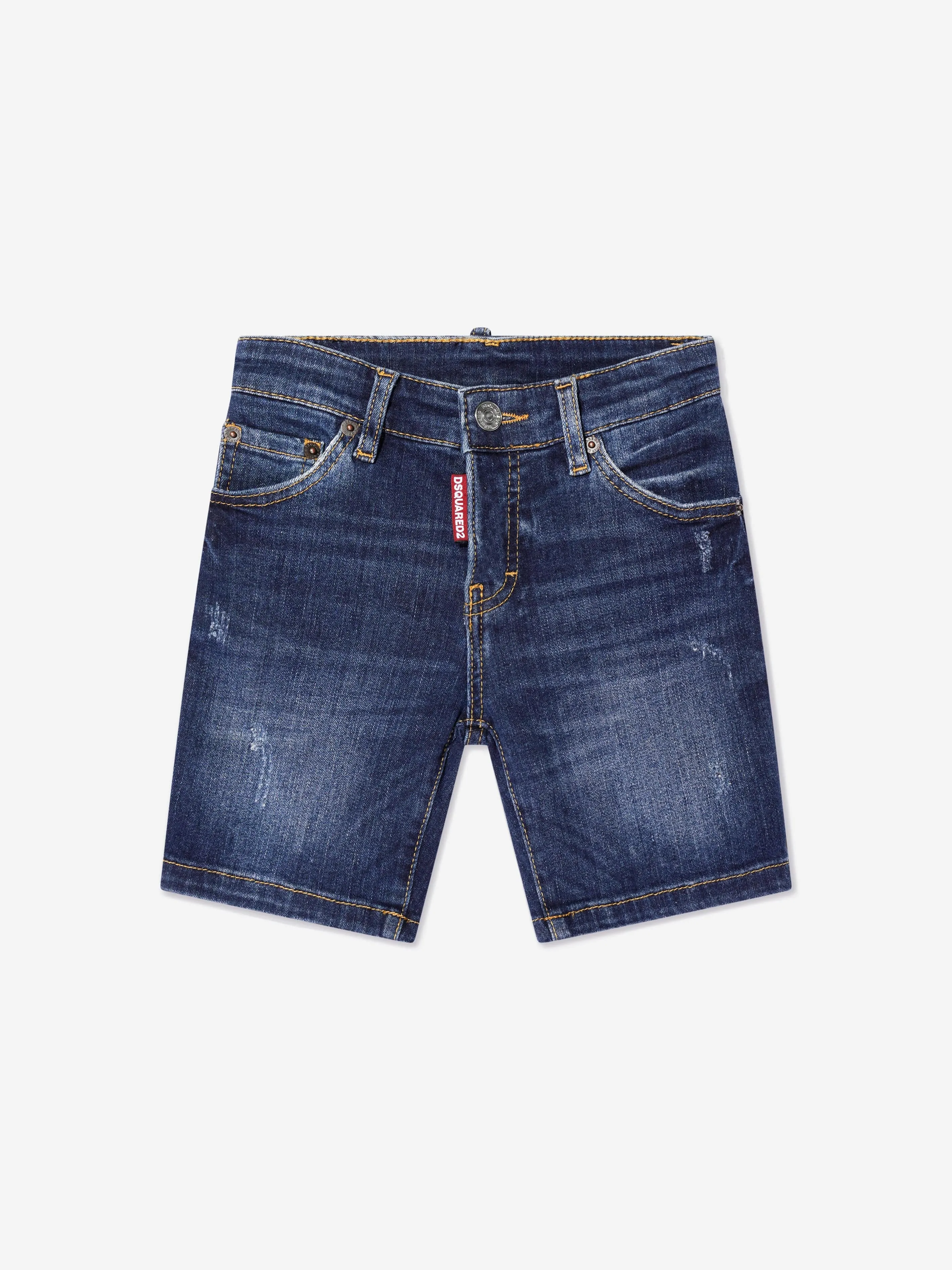 Dsquared2 Boys Denim Shorts In Blue