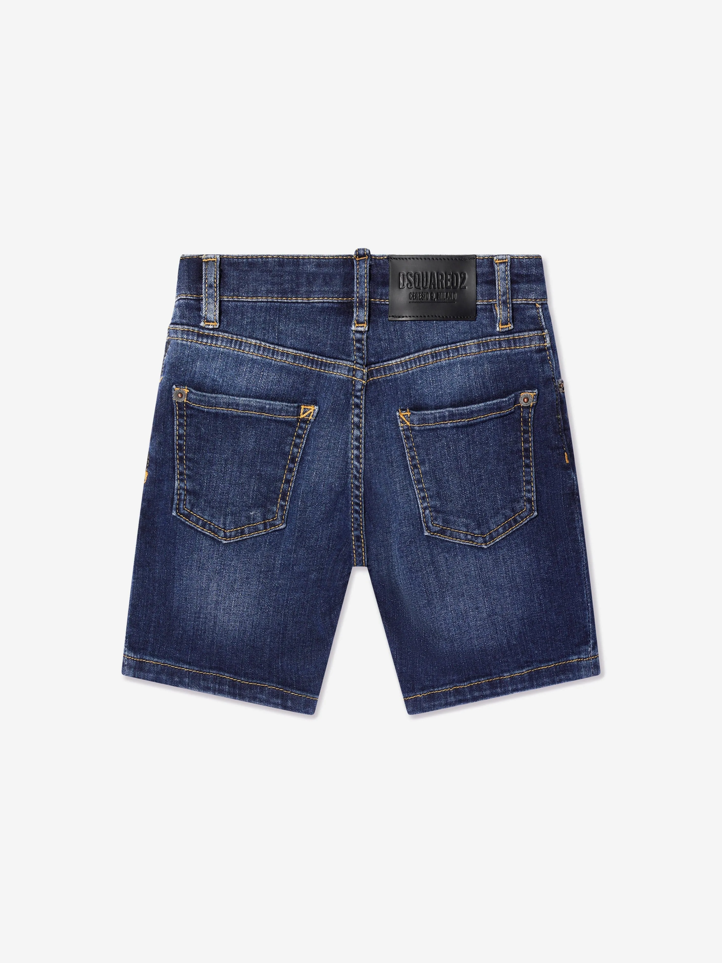 Dsquared2 Boys Denim Shorts In Blue