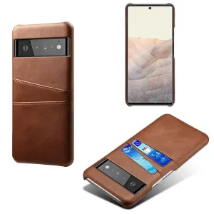 Dual Card case - Google Pixel 6 Pro - Brown