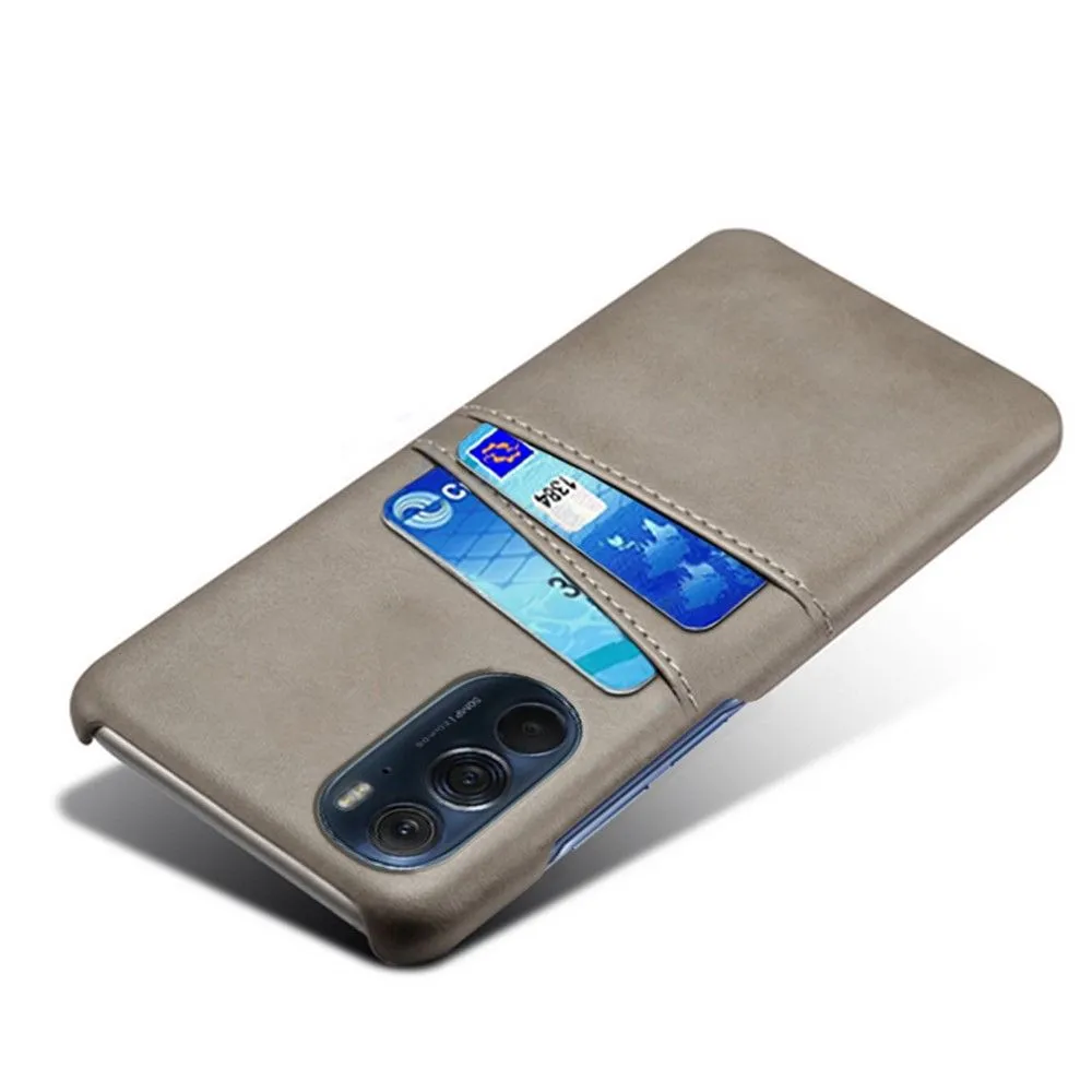 Dual Card case - Motorola Edge X30 - Grey