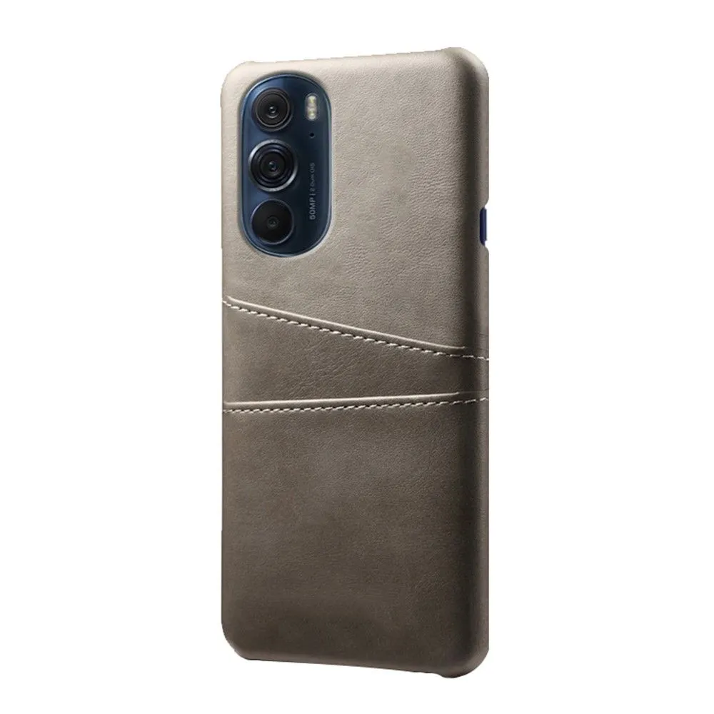 Dual Card case - Motorola Edge X30 - Grey