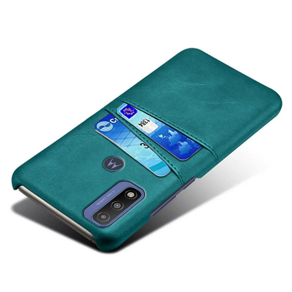 Dual Card case - Motorola G Pure - Green